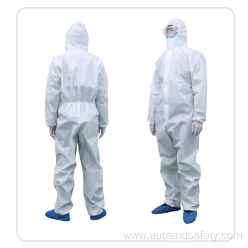 Disposable Protective Clothing Microporous Fabric Coveralls